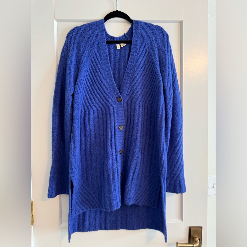 EUC! Moth Anthropologie Vibrant Cardigan Sweater/Tunic, Size M